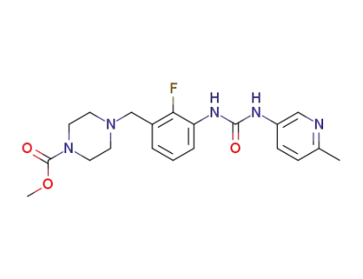methyl 4-[(2-fluoro-3-{[(6-methylpyridin-3-yl)carbamoyl]amino}phenyl)methyl]piperazine-1-carboxylate