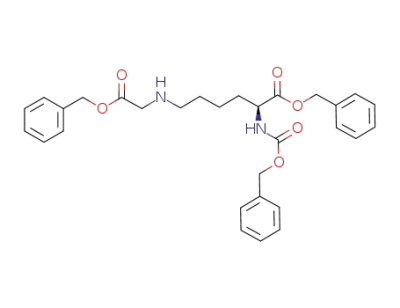 (2S)-benzyl 6-{[(benzyloxy)-2-oxoethyl]amino}-2-{[(benzyloxy)carbonyl]amino}hexanoate